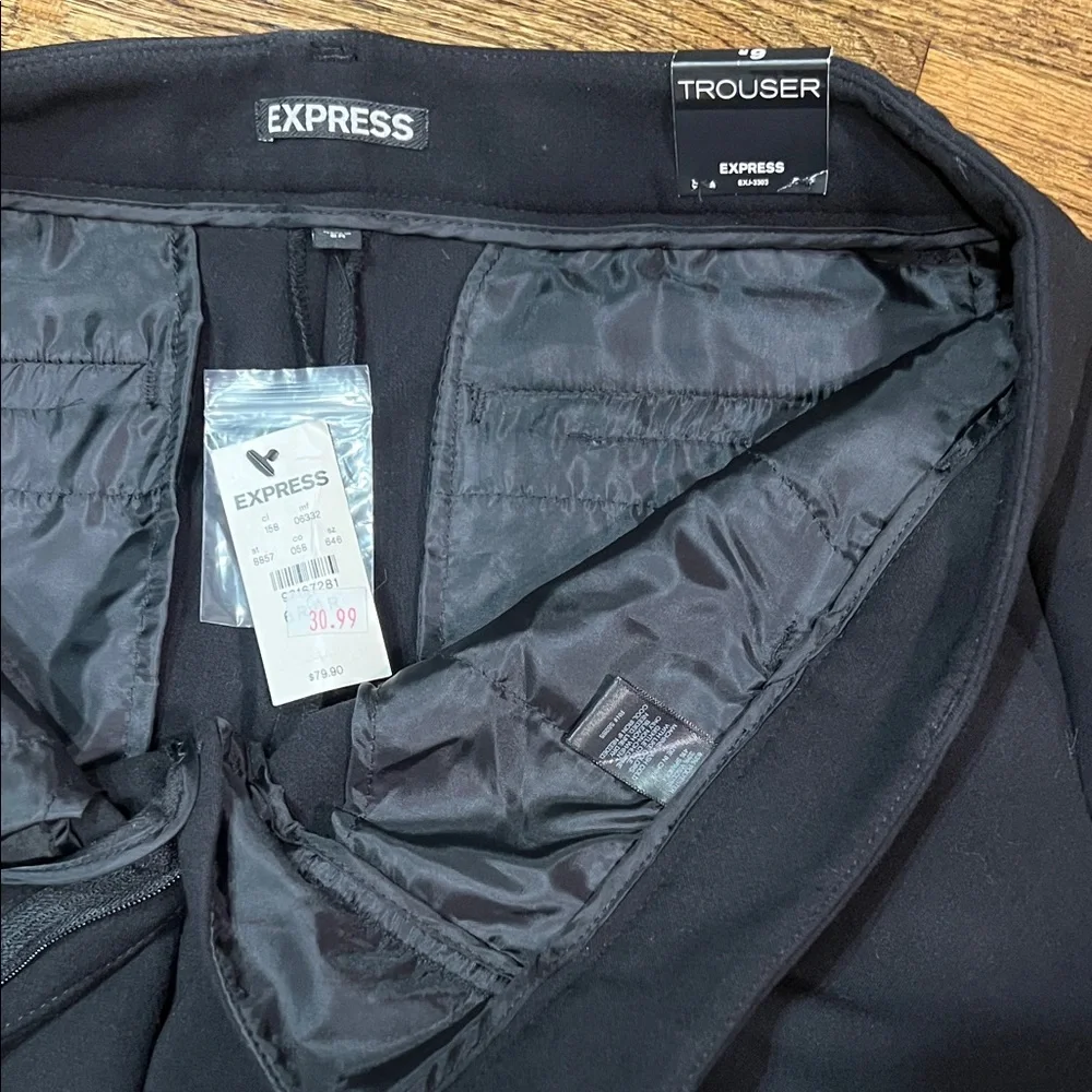 Express Classic Black Dress Pants - Picture 2 of 3